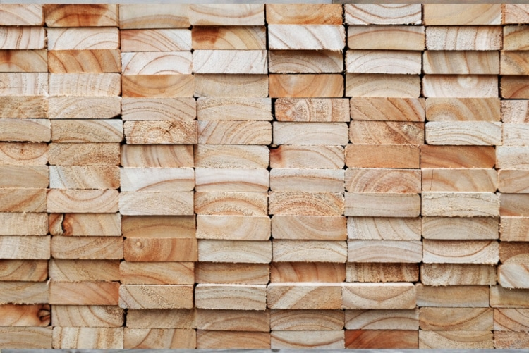 Single cut wood